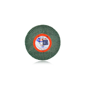 roue abrasive à lamelles (disque flap) verte – grain 220 – Ø 100 mm