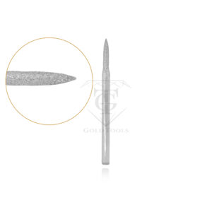outil diamanté à pointe fine et affûtée