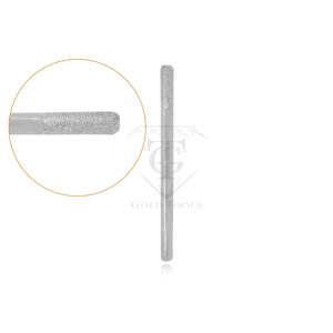 outil diamanté à tête plate et rectangulaire