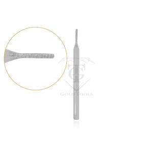 outil diamanté à tête plate rectangulaire