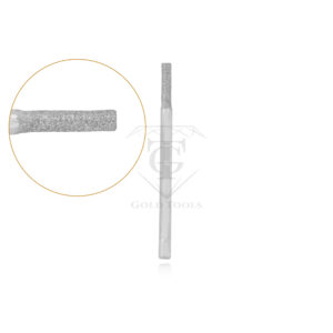 outil diamanté à tête plate rectangulaire