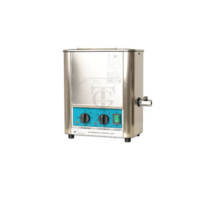 nettoyeur à ultrasons professionnel en acier inoxydable avec commandes analogiques