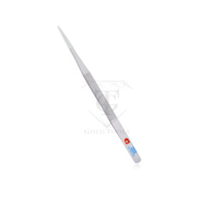 brucelle de précision droite – acier inoxydable (type suisse) avec capuchon