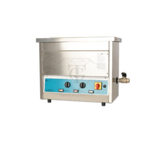 nettoyeur à ultrasons professionnel avec commande numérique et robinet d'évacuation