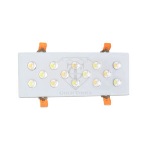plafonnier led rectangulaire (avec 12 ampoules)