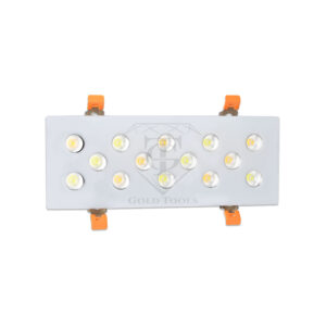 plafonnier led rectangulaire (avec 12 ampoules)